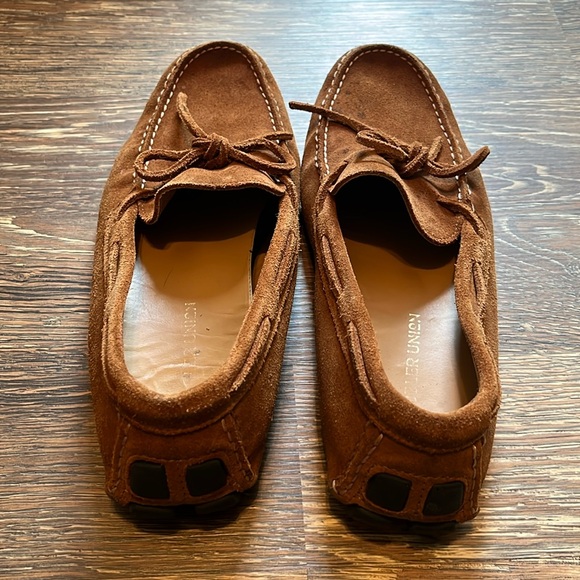 Cobbler Union Cognac Suede Lace up Moccasins, genuine leather, Vibram soles - Picture 7 of 9